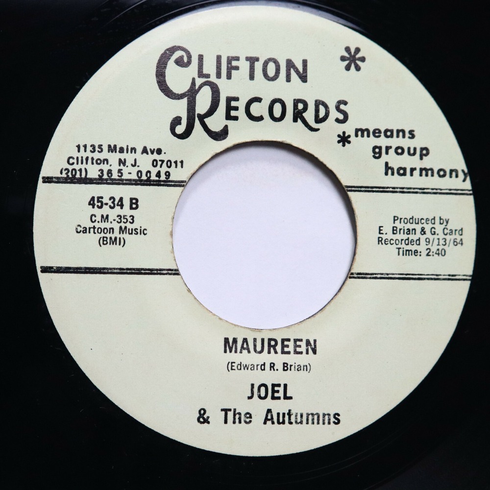 JOEL & THE AUTUMNS - MAUREEN / DEAREST LITTLE ANGEL - DOO WOP 45
